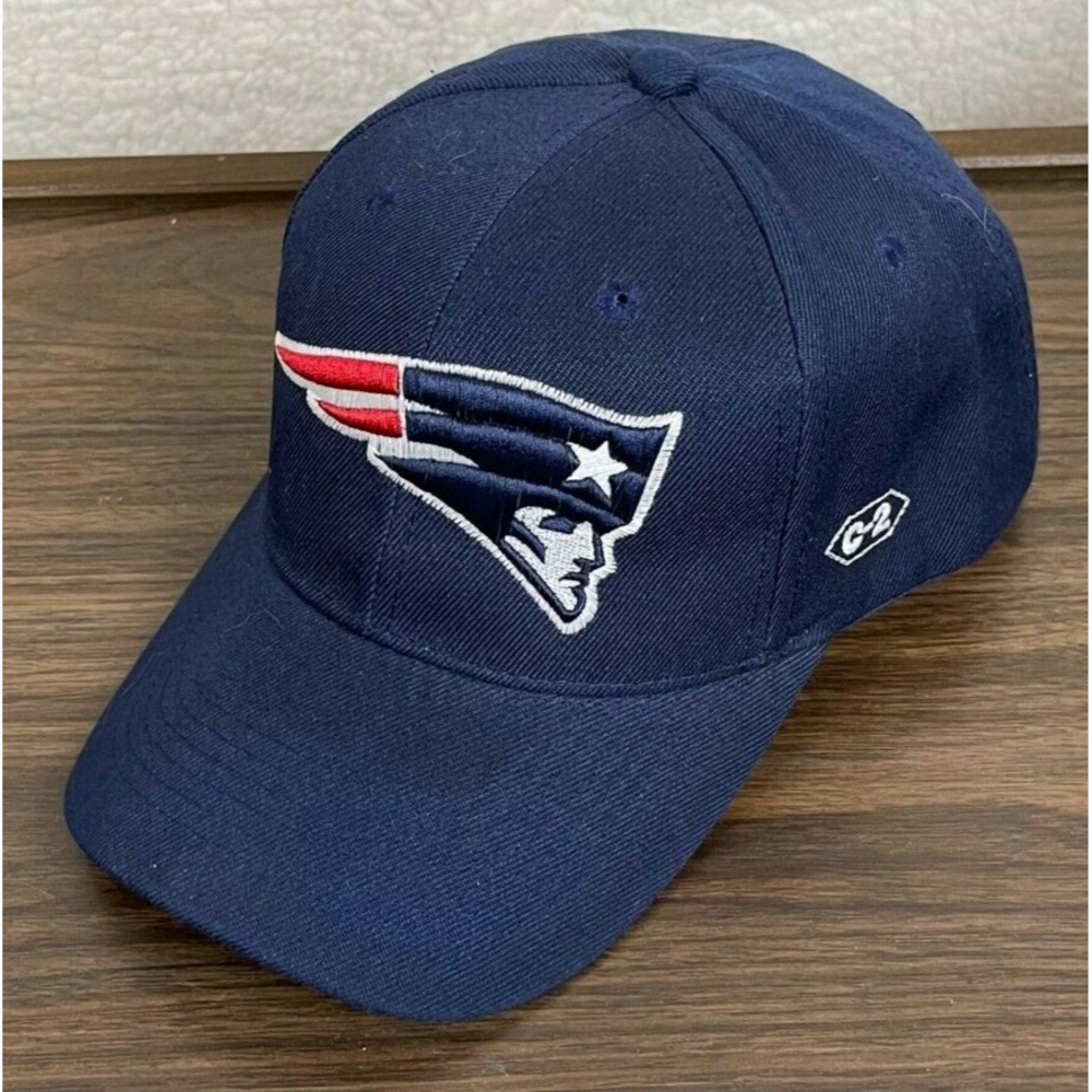 New England Patriots NFL Adjustable One Size Fits All Blue Cap Hat